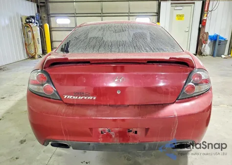 2008 Hyundai Tiburon Gs из США, поврежденный, VIN KMHHM66D58U280552
